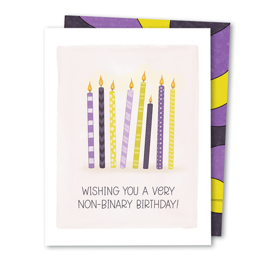 The Noble Paperie - Non-Binary Birthday | LGBTQ+ Friend Bday Queer Card