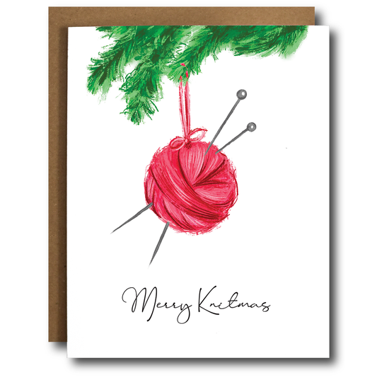 The Card Bureau - Merry Knitmas