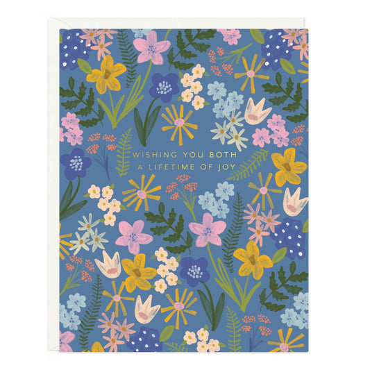 Ramona & Ruth - Wedding Floral Burst Card