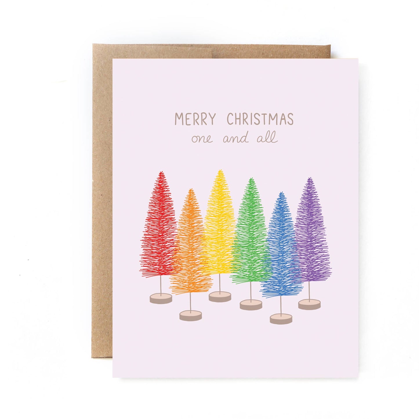 Unblushing - Inclusive Christmas Card - One and All