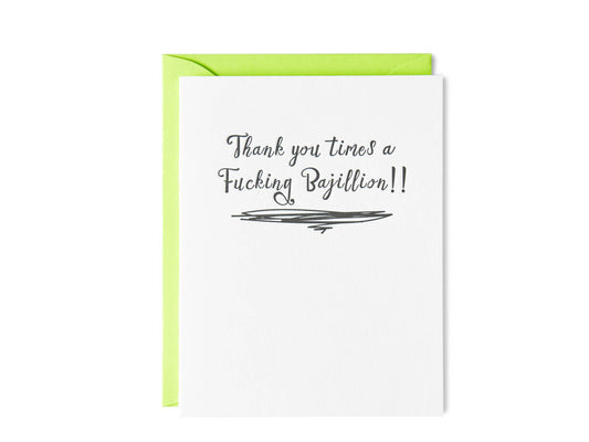 Paper Epiphanies - Fucking Bajillion-Thank You