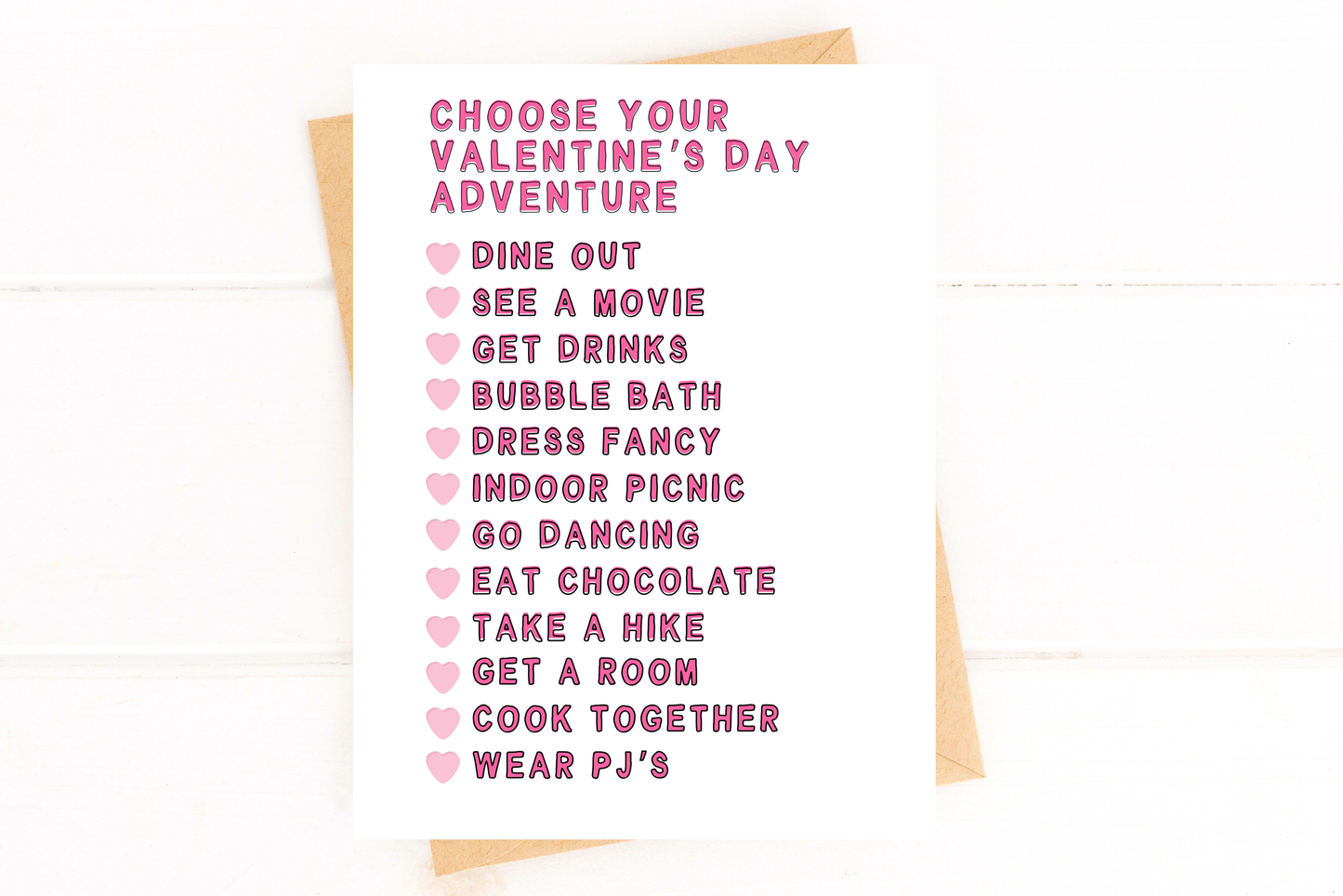 Choose Your Adventure Valentine's Day Card