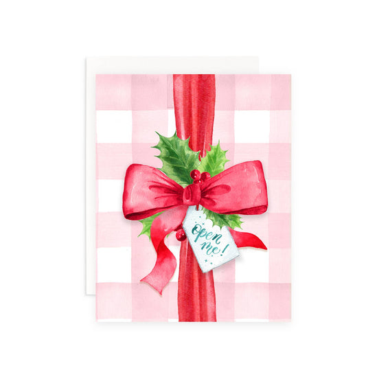 Cami Monet - Wrapped Present Christmas Greeting Card