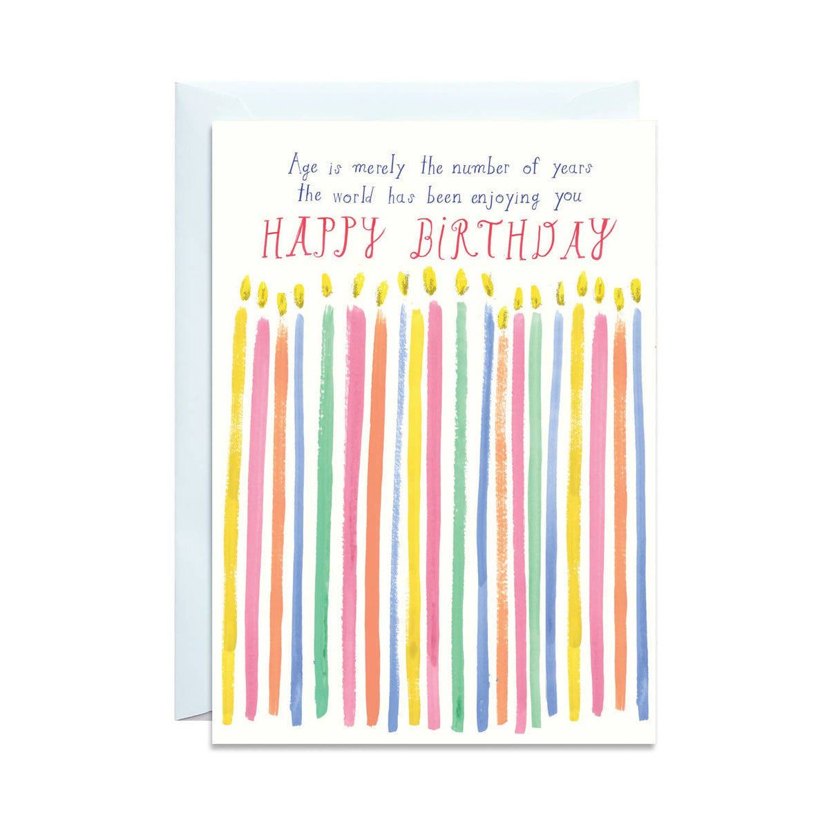 Mr. Boddington's Studio - Age is a Naughty Number - Greeting Card