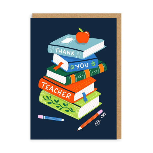 Thank You Teacher Books - Card