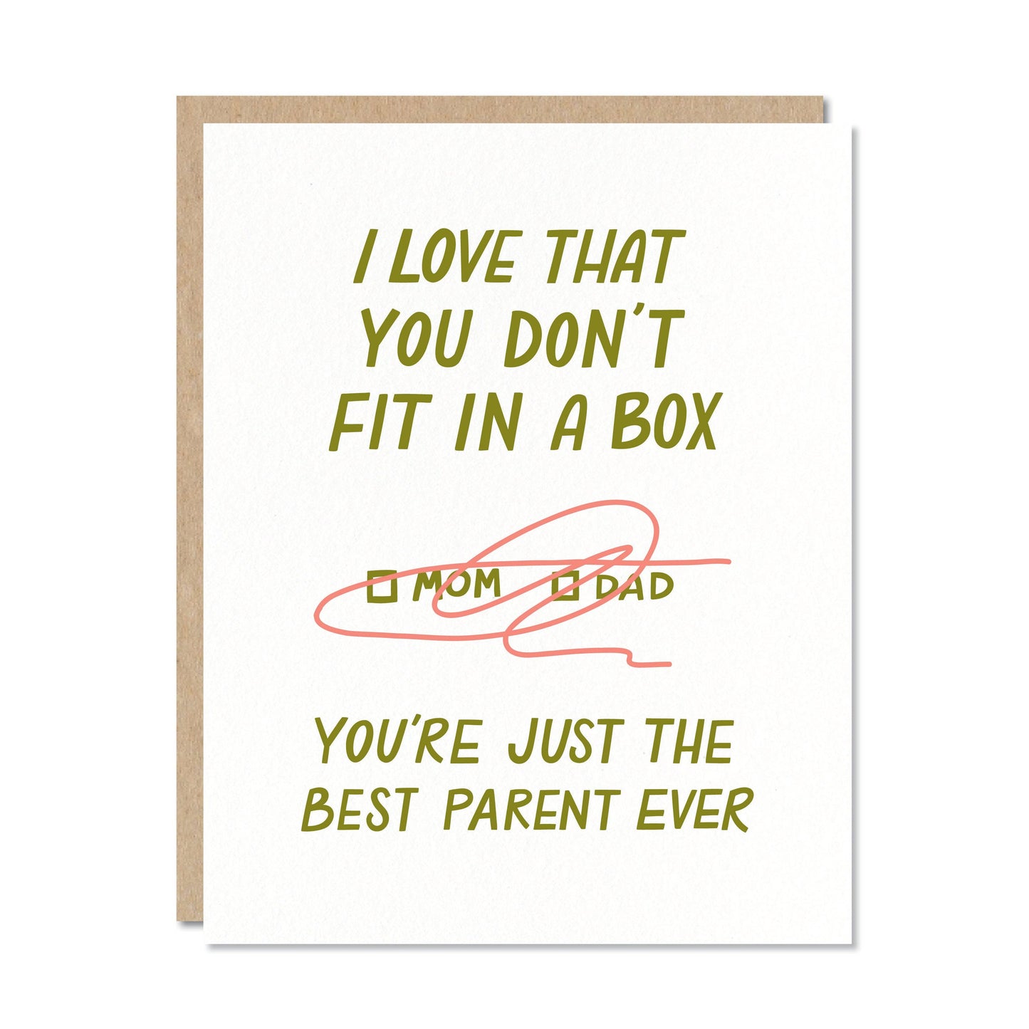 Don't Fit in a Box - Parent Greeting Card