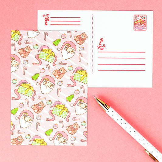 Jolly Santa Postcard - Pack of 2