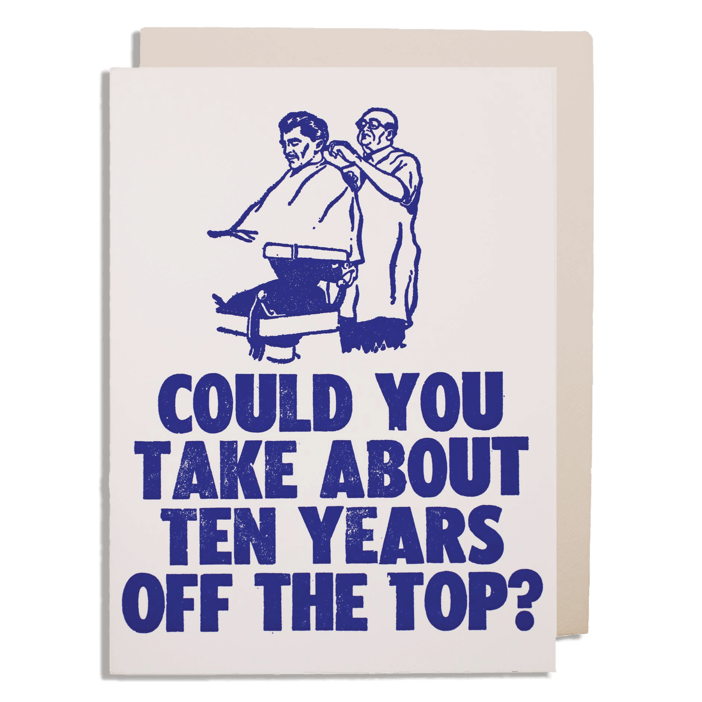 Off the Top - Birthday Greeting Card
