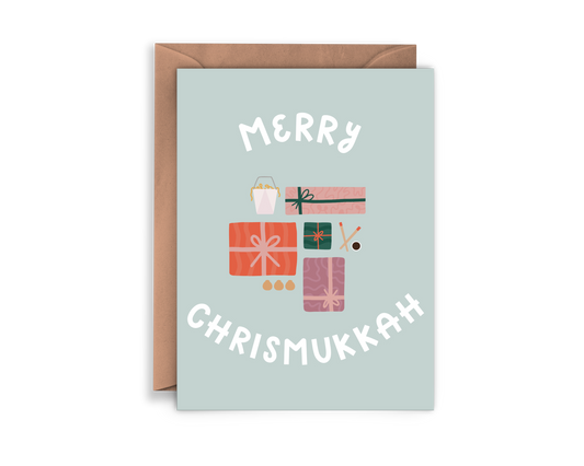 Twentysome Design - Merry Chrismukkah Chinese Food Holiday Card